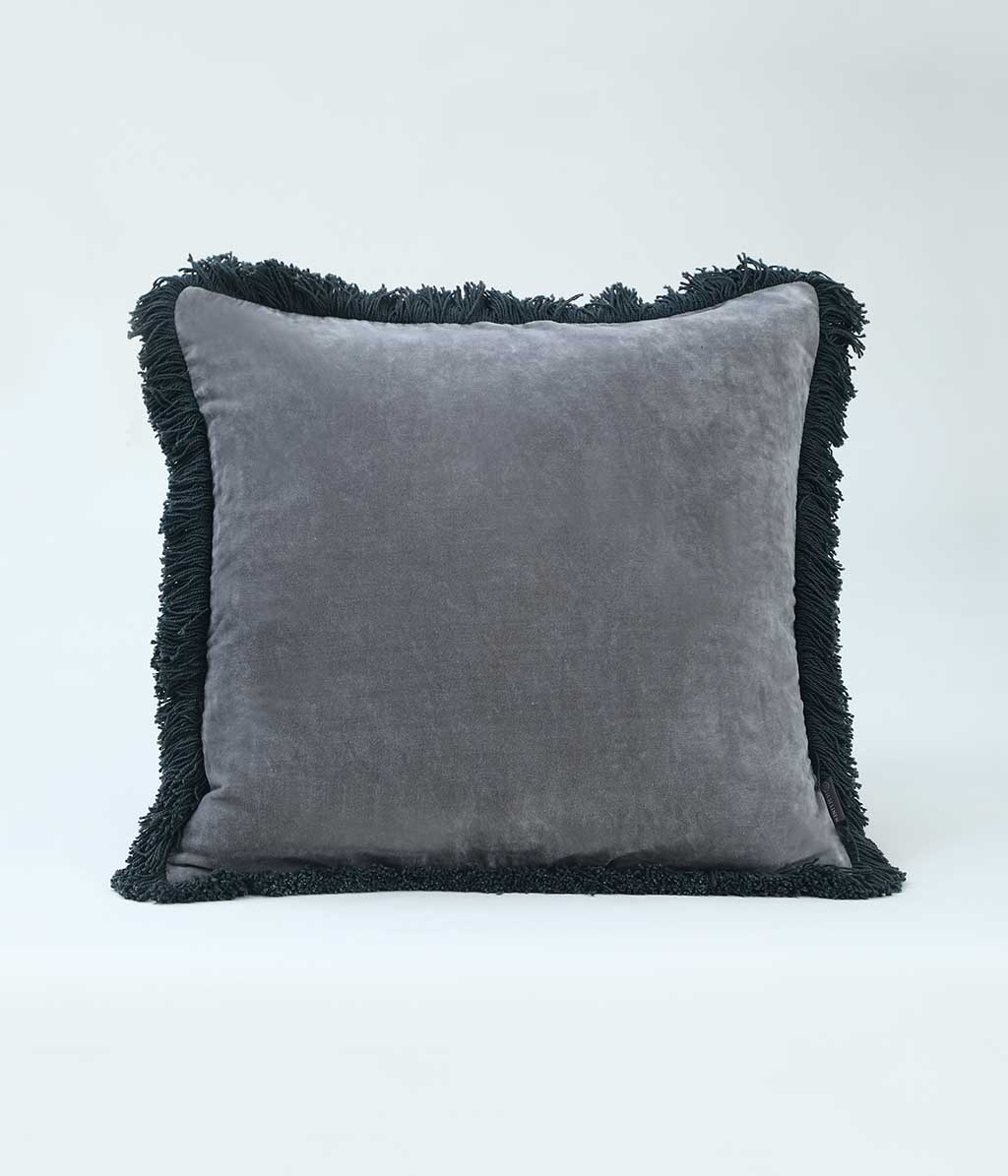 Grey filled outlet cushions