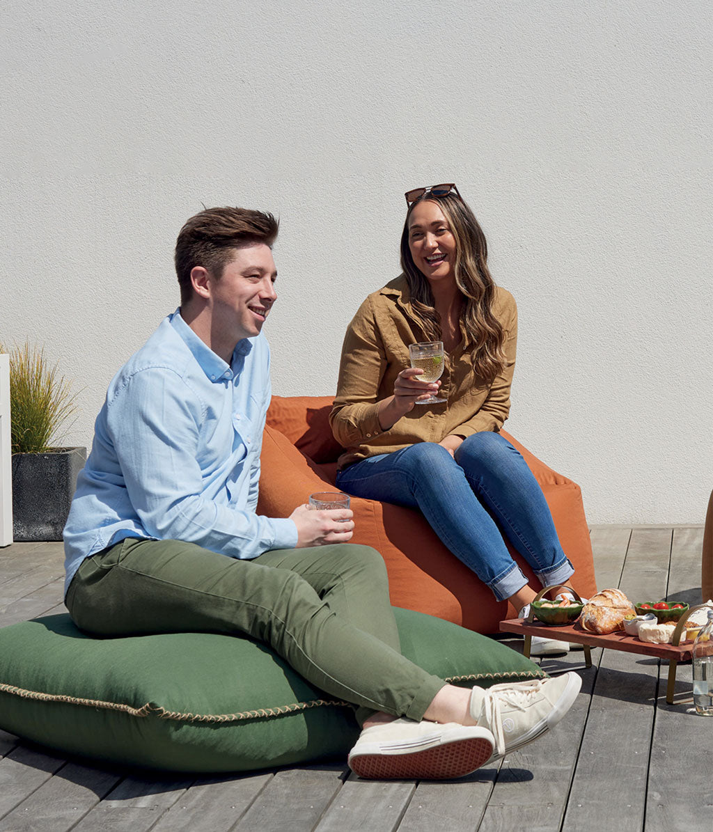 Kalo Deck Cushion Ochre