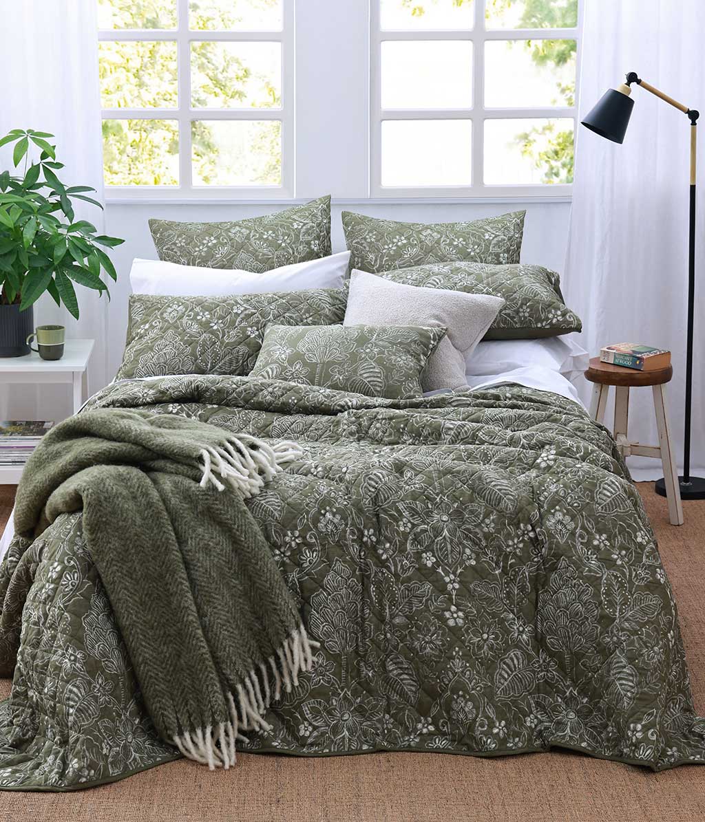 Botanica Bedspread Set Poplar