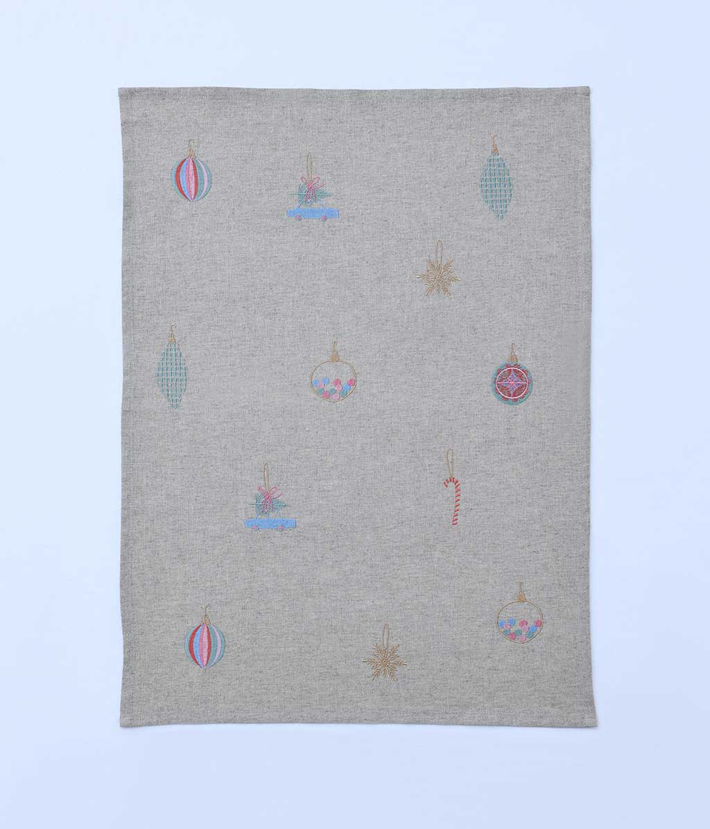 Deck The Halls Tea Towel