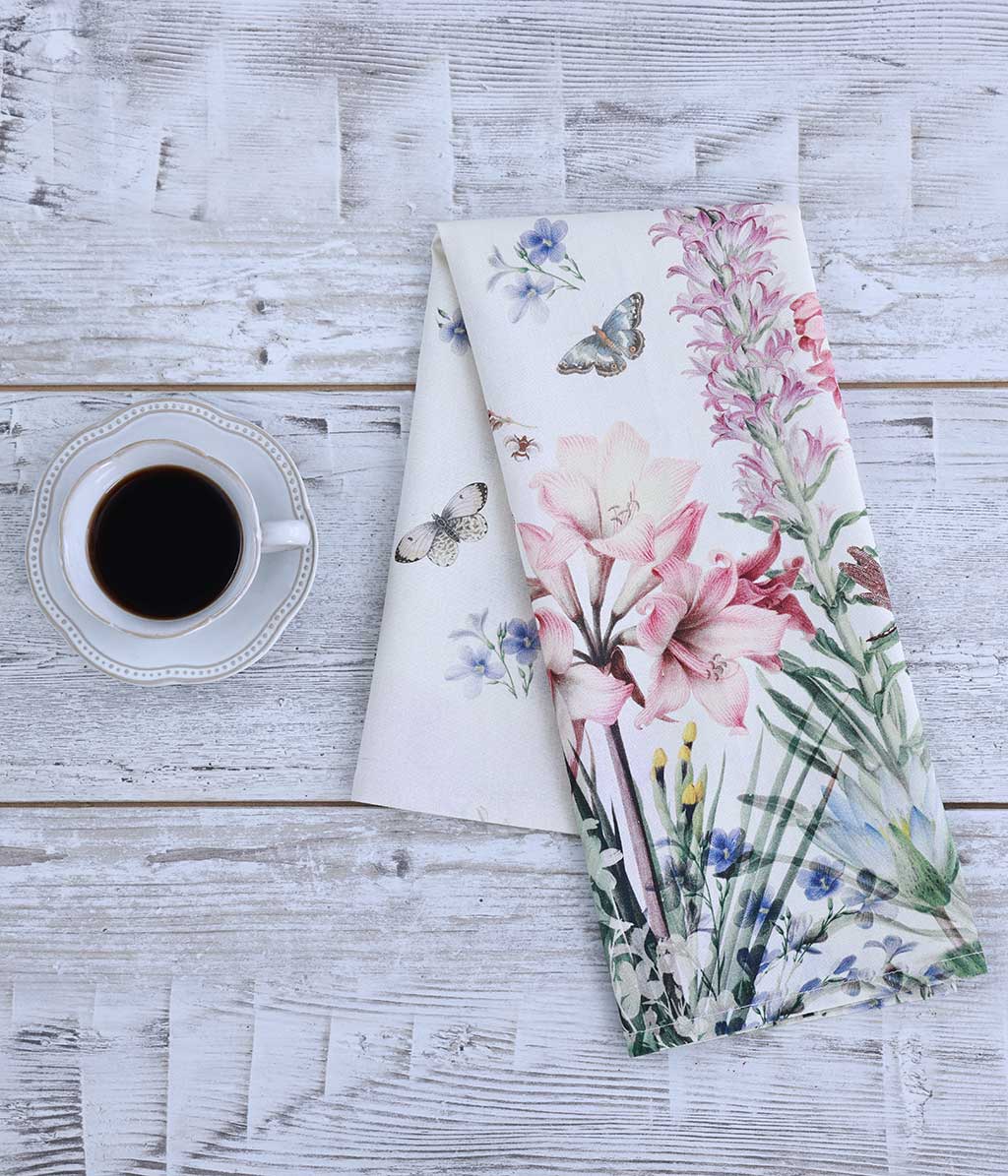 Fleur Tea Towel