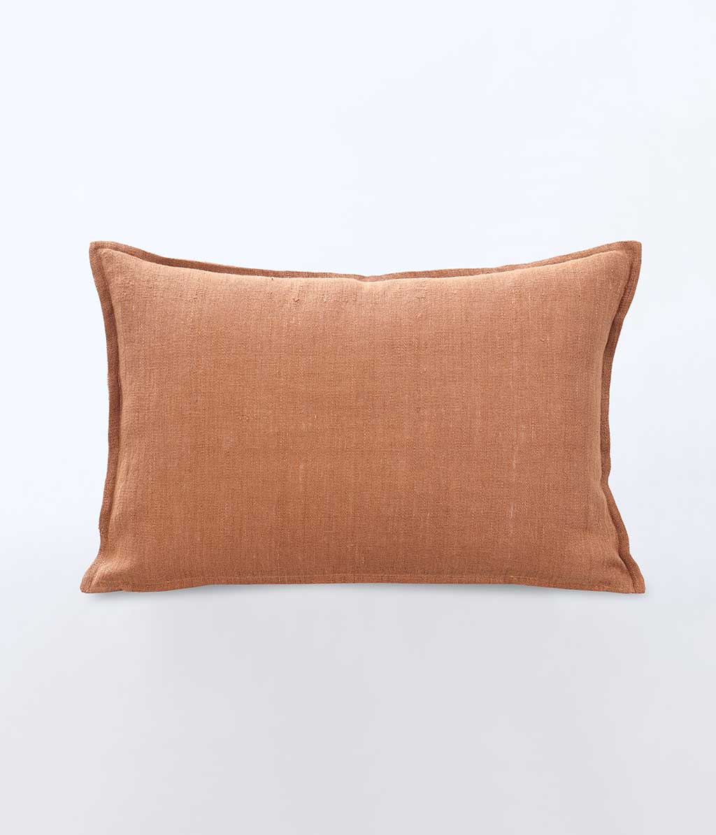 Linen Cushion Clay