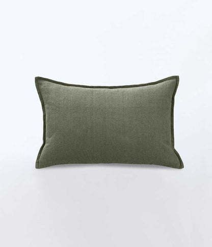 Linen Cushion Olive