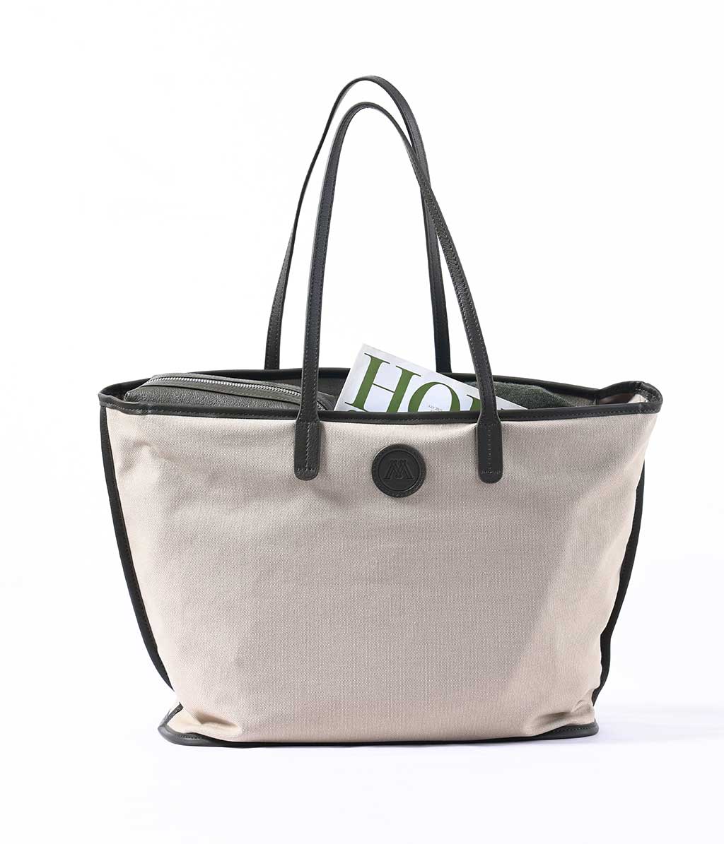 Sonto Tote - Natural/Olive